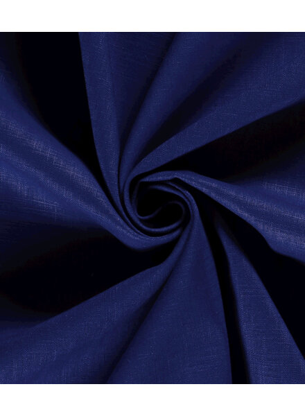 Madeline dark cobalt - linen cotton blend