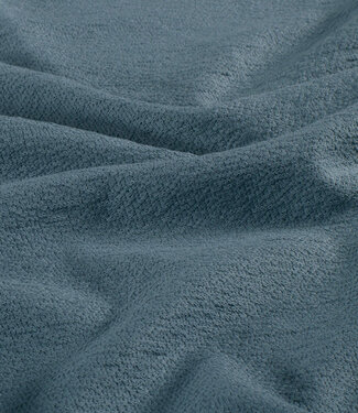 denim blue terry crepe