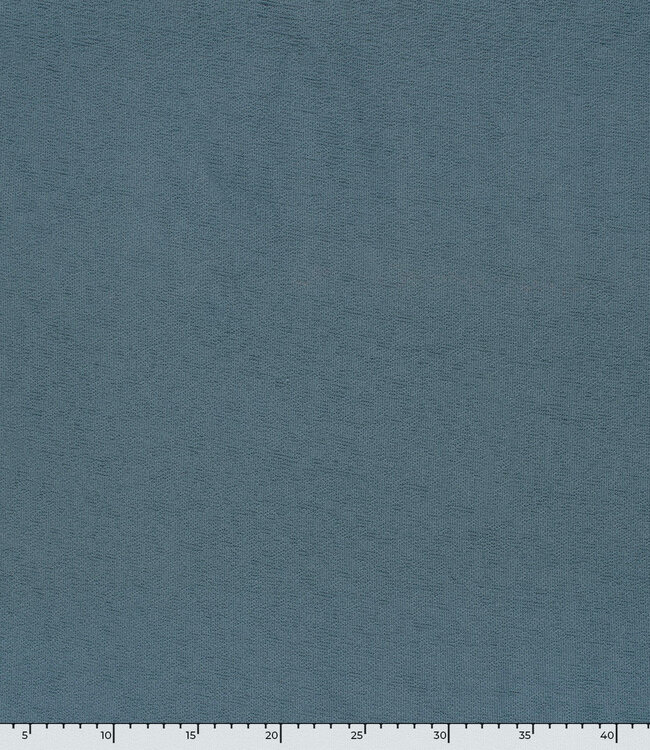 jeansblauw terry crêpe
