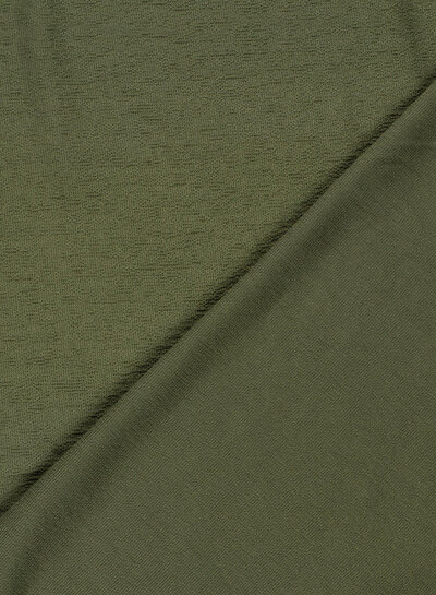 khaki terry crêpe