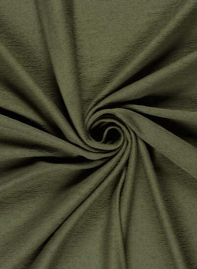 khaki terry crêpe