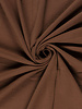 autumn brown terry crepe