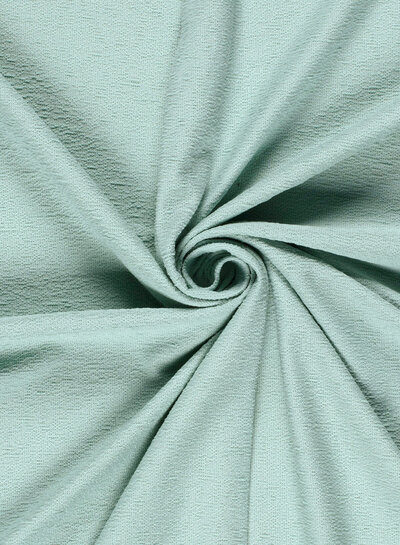 mint terry crêpe