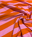 oranje roze strepen - zachte sweater