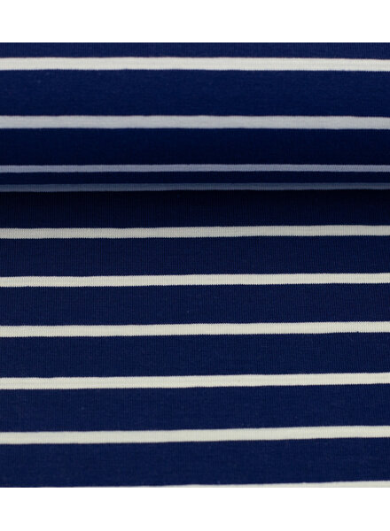 Swafing blauw summer stripe Tee - tricot