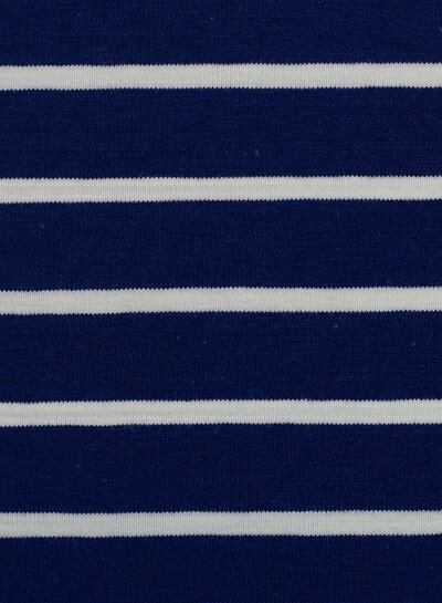 Swafing blauw summer stripe Tee - tricot
