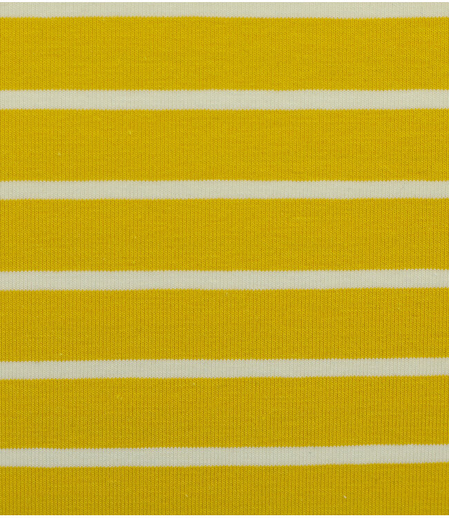 Swafing geel summer stripe Tee - tricot