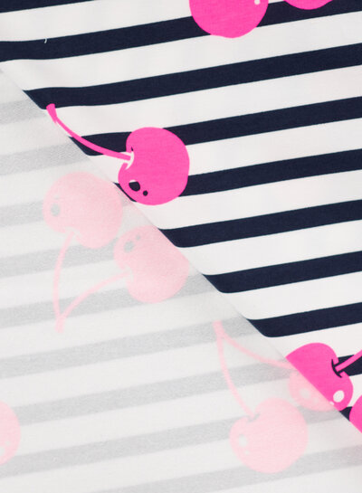 neon kersen - french terry