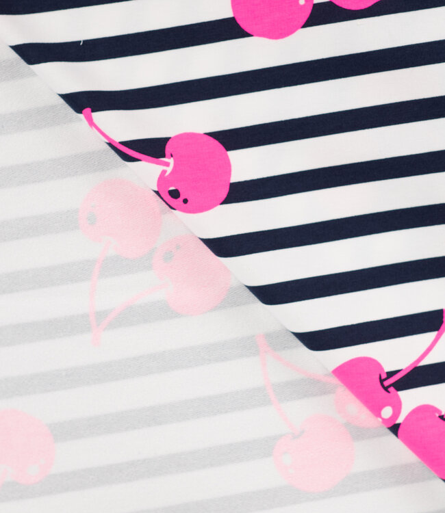 neon kersen - french terry