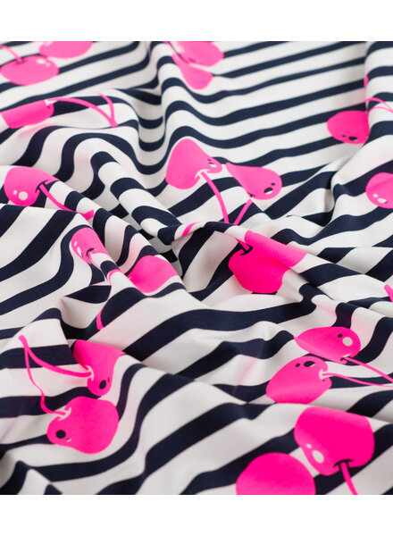neon kersen - french terry