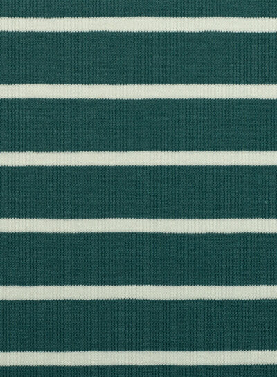 Swafing groen summer stripe Tee - tricot