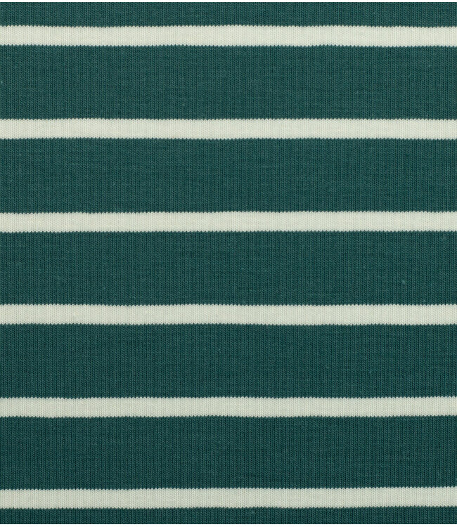 Swafing groen summer stripe Tee - tricot