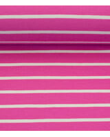 Swafing fuchsia summer stripe Tee - tricot