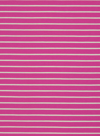 Swafing fuchsia summer stripe Tee - tricot