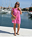 Swafing fuchsia summer stripe Tee - tricot