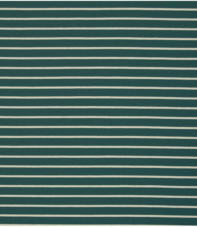 Swafing groen summer stripe Tee - tricot