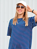 Swafing blauw summer stripe Tee - tricot