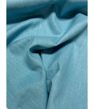 Madeline turquoise - linen cotton blend