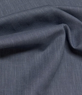 Madeline vergrijsd blauw - linnen katoen blend