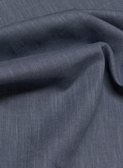 Madeline vergrijsd blauw - linnen katoen blend