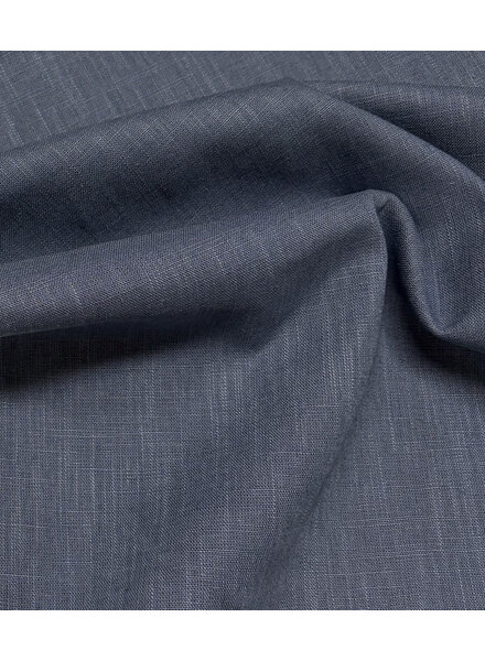 Madeline vergrijsd blauw - linnen katoen blend