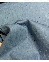 lightblue denim - cotton with studs