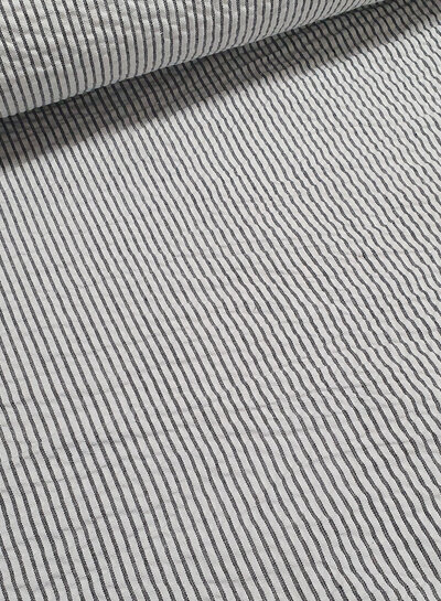 anthracite stripes - seersucker