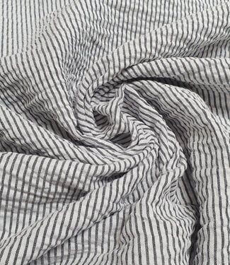 anthracite stripes - seersucker
