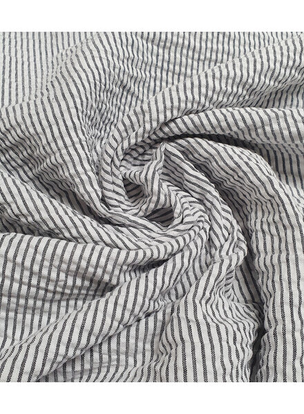 anthracite stripes - seersucker