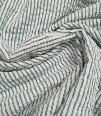 green stripes - seersucker
