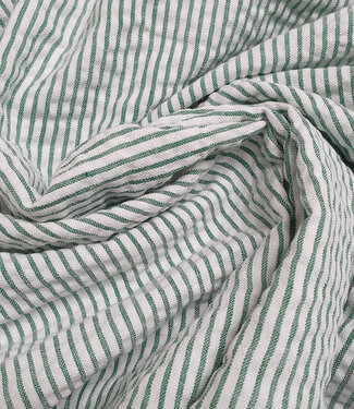 groen streepjes - seersucker