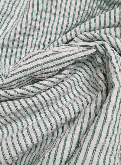 green stripes - seersucker