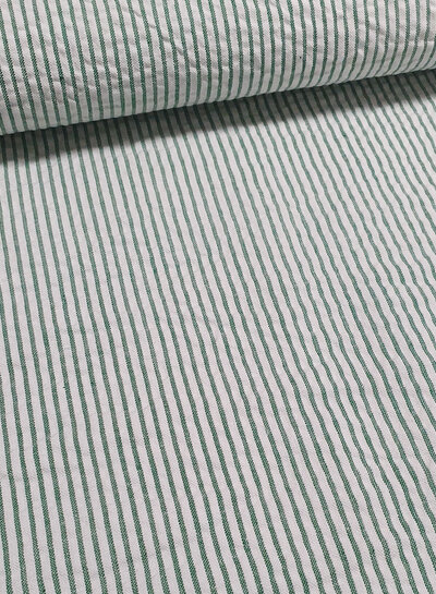 green stripes - seersucker