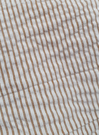 camel stripes - seersucker