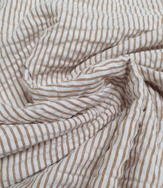 camel stripes - seersucker