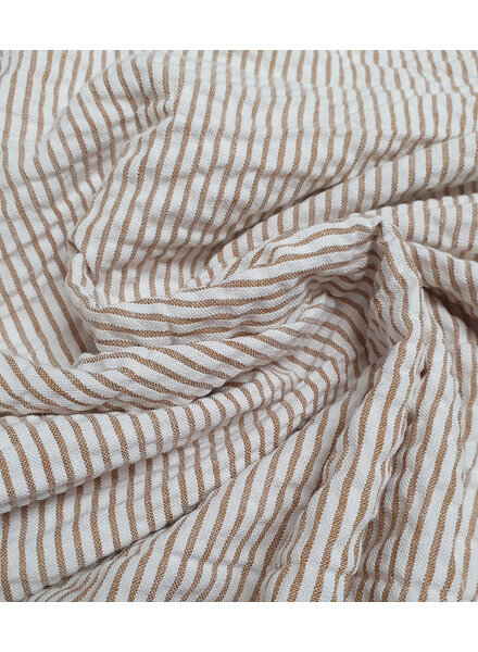 camel stripes - seersucker