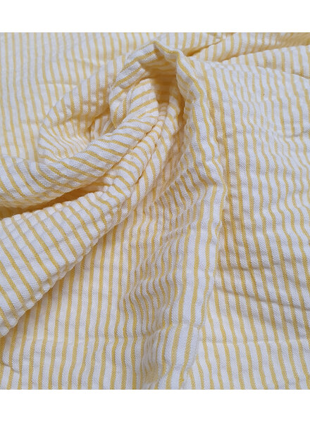 sun-yellow striped - seersucker