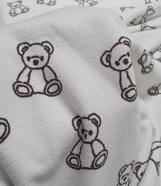 Terry crepe bears - off-white