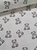 Terry crepe bears - off-white