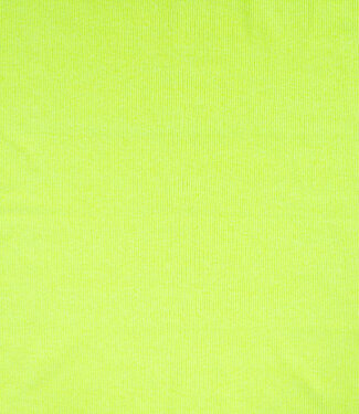 fluorescent yellow rib knit fabric