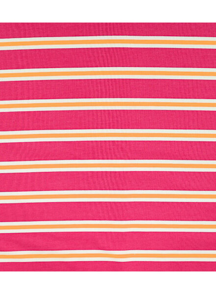 fuchsia neon stripes - french terry