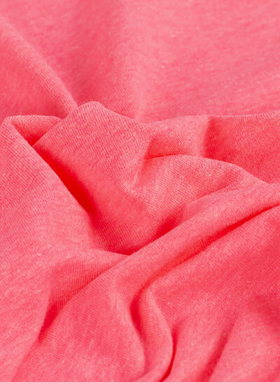fluorescent pink - French terry