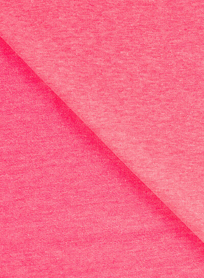 fluorescent pink - French terry