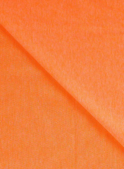 fluo oranje - french terry