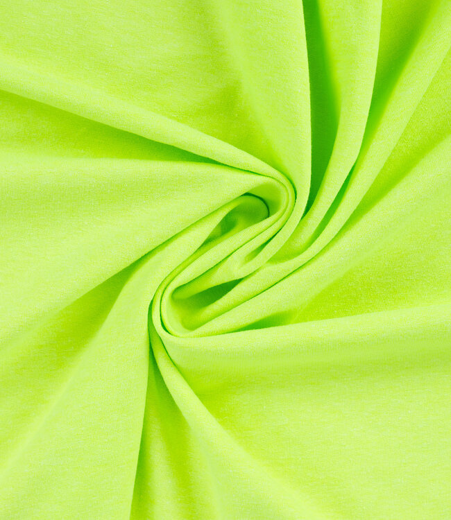 fluo geel  - french terry