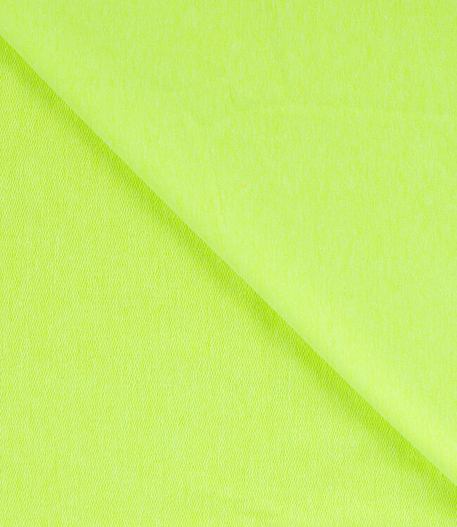 fluo geel  - french terry