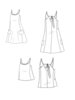 Maison Fauve The Dress / The Top PAOLA - sewing pattern - English and French instructions
