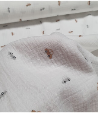 Swafing autootjes - tetra / double gauze