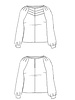 Maison Fauve La Blouse CHELSEA - naaipatroon - Engels en Franse instructies