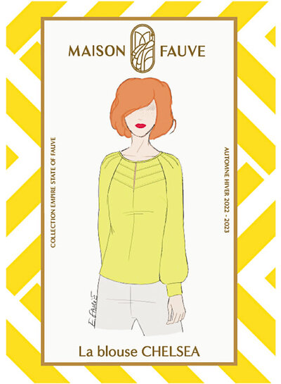Maison Fauve La Blouse CHELSEA - naaipatroon - Engels en Franse instructies